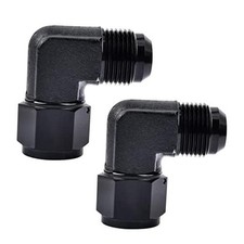 Female to AN10 Male Flare 90 Degree Swivel Fitting Adapter Aluminium 10AN