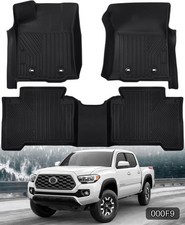 Toyota Tacoma Floor Mats 2016-2023 Double Cab Automatic All Weather R033