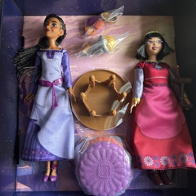 Mattel Disney Wish Toys, Best Friends Tea Time Playset with Asha & Dahlia