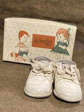 c1950s vintage Stride Rite baby shoes, 5.5, flexible moccasins w/ box