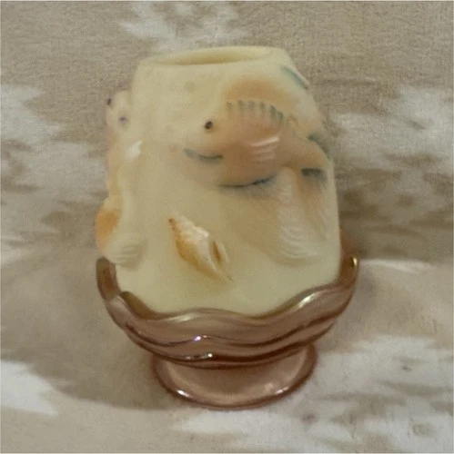 Fenton Koi fish Fairy Lamp