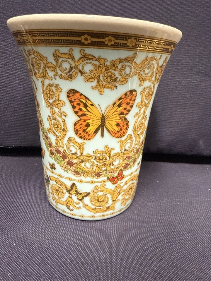 NEW Rosenthal Versace Le Jardin de Vase 18cm - Image 2 of 4