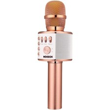 Wireless Bluetooth Karaoke Microphone Portable Handheld Speaker for Home Party
