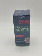 Rozino 3 Days Nail Care Keratin Amino Nail Treatment Polish Sealed In Box