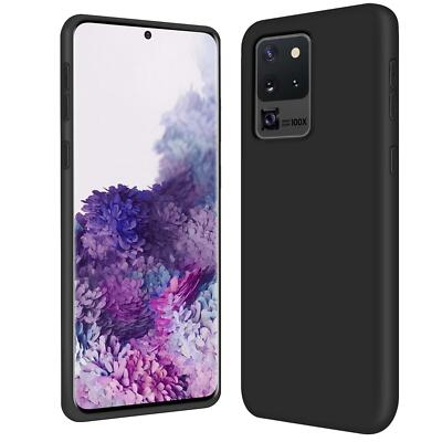 Schutzhülle Silikon Hülle Für Samsung Galaxy S20 Ultra Handy Tasche Case matt