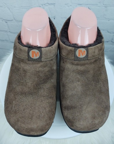 Merrell Women's Primo Chill Brown Suede Mule Slip On Shoes, Sz. 8 - Picture 3 of 11