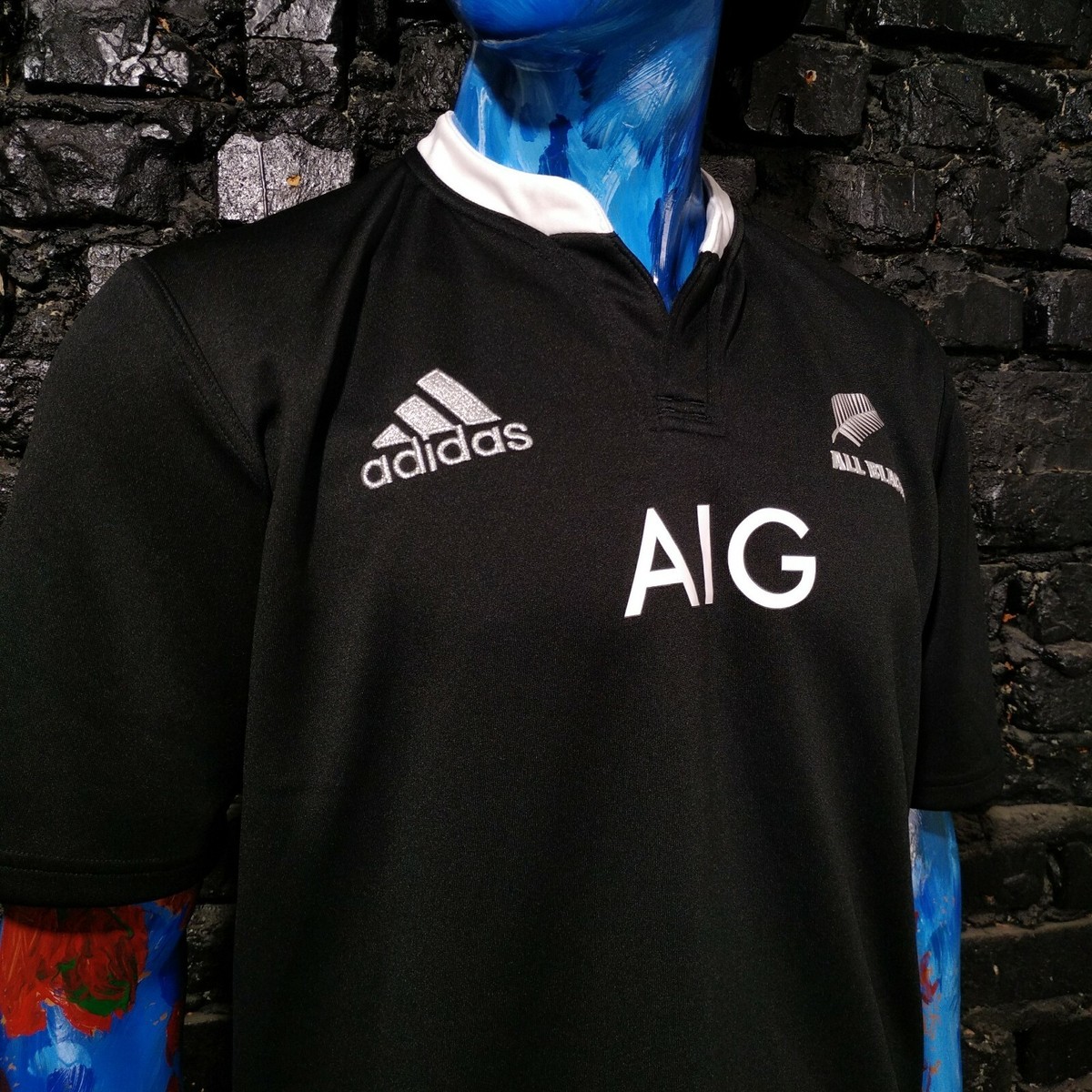 New Zealand All Blacks Home Rugby Shirt 2013-2014 Adidas X55716