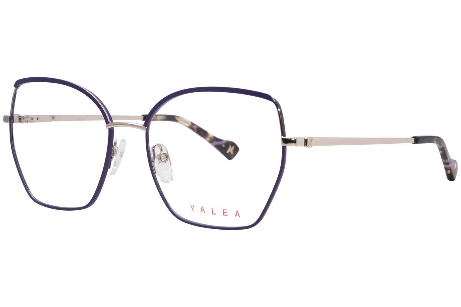 Оправа для очков Yalea VYA043 0492 Женская фиолетовая с полной оправой квадратной формы 55 мм