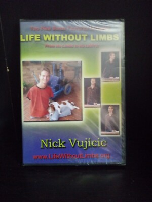 Life Without Limbs - From No Limbs, To No Limits Nick Vujicic DVD New ~ Shelf9