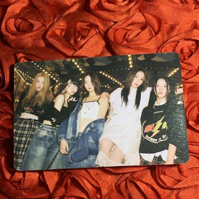 LE SSERAFIM FEAR NOT Edition Celeb K-pop Girl Photo Card Group Night