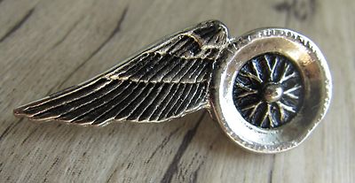 MOTORRAD Pin / Pins: WINGS on WHEEL - Biker- Motorcycle - 4,2 cm groß - Kult!