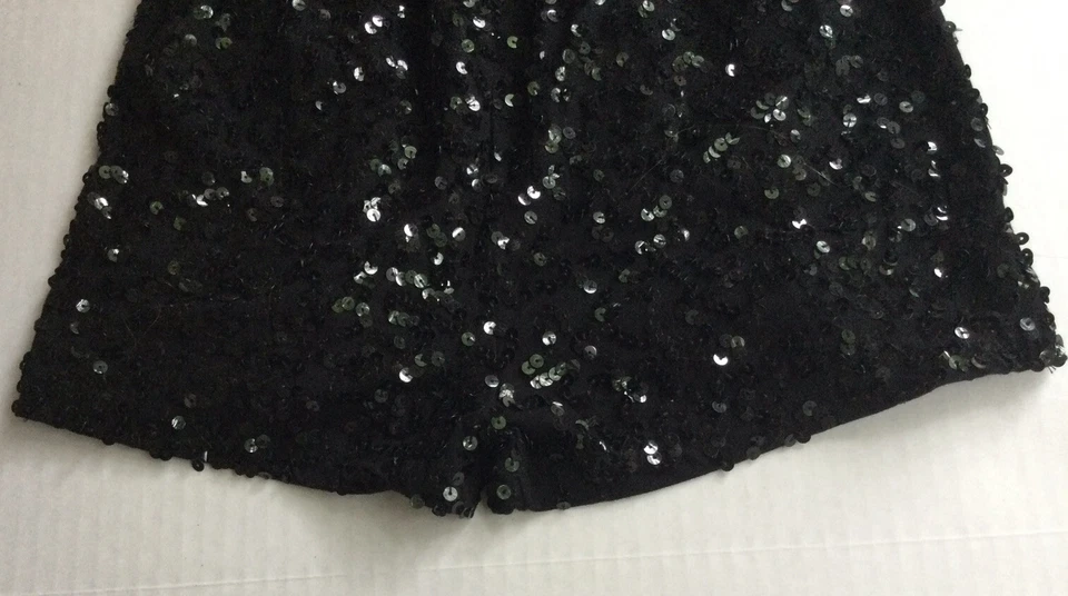 Цветы на Zoe бутик девочки черный комбинезон Sz M 8/10 новый с Ярлыками $84 - Изображение 2 из 4