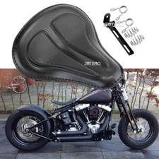 13" Black Motorcycle Solo Seat Spring For Harley Davidson Softail Bobber Chopper