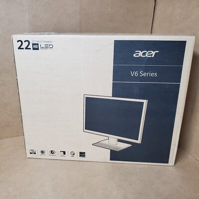 Acer V226WL 22'' Full HD 1920x1080 60Hz D-Sub DVI HDMI Built-in Speakers LCD Mon