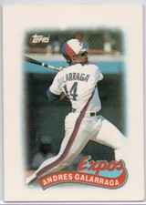 1989 Topps Mini Leaders Montreal Expos Baseball Card #22 Andres Galarraga