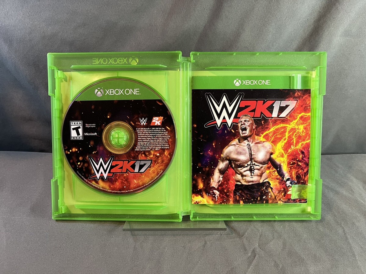 WWE W2K17 (Xbox One Game) Complete with Case and Manual - Tested