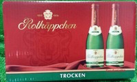 (7,60€/L) 24X RotkäPpchen Sekt 0,2L Trocken Piccolo Geschenkidee Versand0€