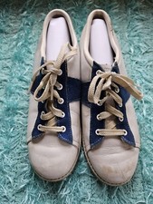 Vintage AMF Bowling Shoes Right Handed White / Blue Approximately Men's 7