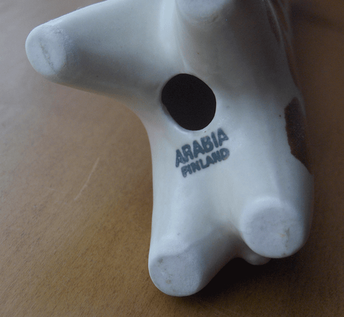 Arabia Finland giraffe figurine~designed by Taisto Kaasinen~Danish Modern - Picture 3 of 3