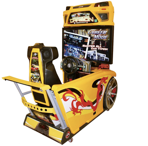 Commercial Racing Speed Driving Ride Coin Operated Arcade Game Machine See Video Ebay