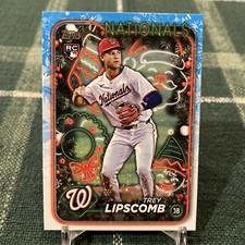 Trey Lipscomb 2024 Topps Holiday #H91 RC Washington Nationals Rookie Card