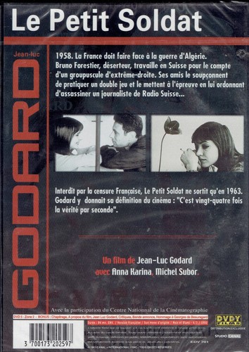 DVD - LE PETIT SOLDAT - Jean Luc Godard - NEUF - Picture 2 of 2