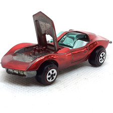 Johnny Lightning Topper Custom Mako Shark 1969 Red Made In USA
