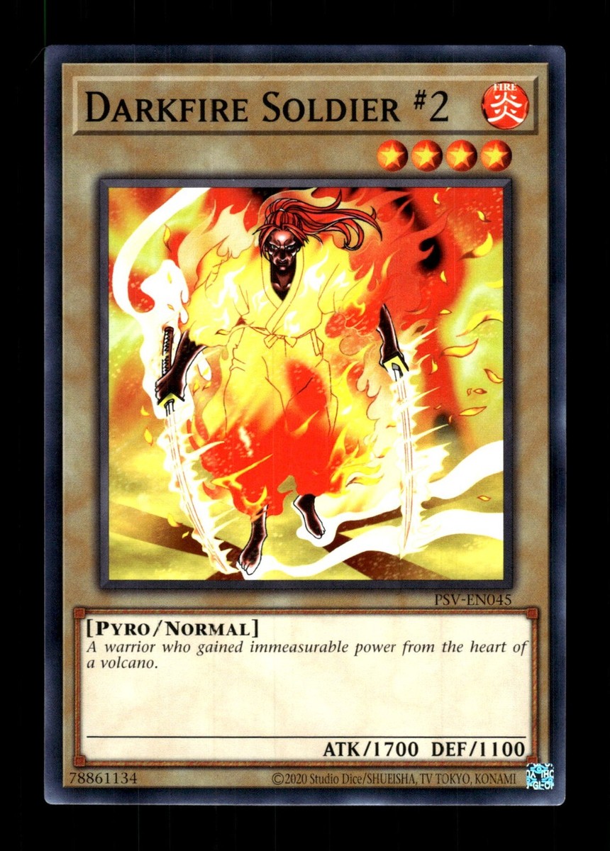 YuGiOh PSV-EN045 Darkfire Soldier #2 C NM/MT Pharaoh's Servant | eBay