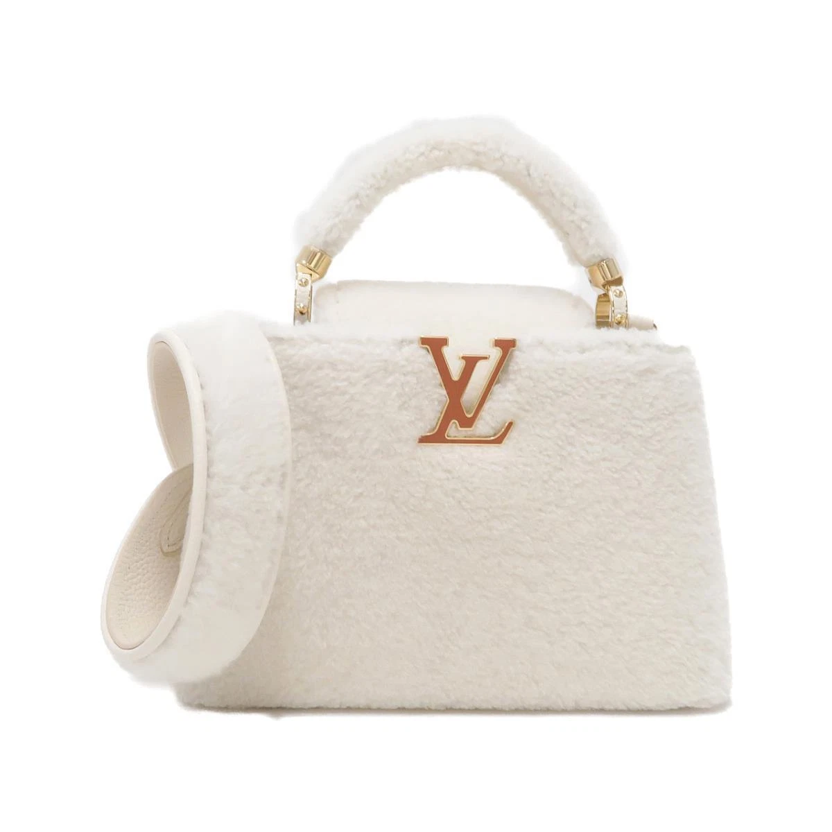 Louis Vuitton Wicker Capucines BB - Neutrals Handle Bags, Handbags