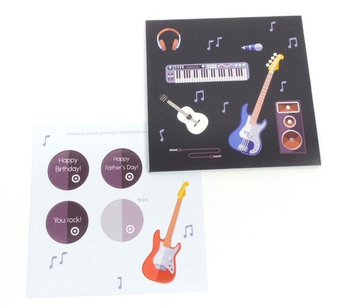 Any Occasion Greeting Card Guitars 3D Pop Up Treasures Up With Paper - Picture 5 of 8