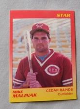 1989 Star Cedar Rapids Reds Baseball Card Pick one