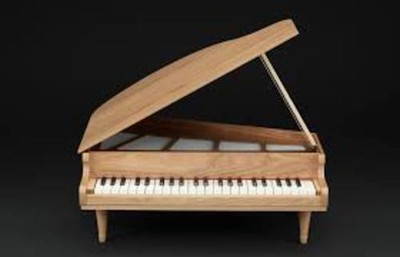KAWAI Mini Grand Piano natural GP 32 Key Musical Instrument Toy Piano 1244 New