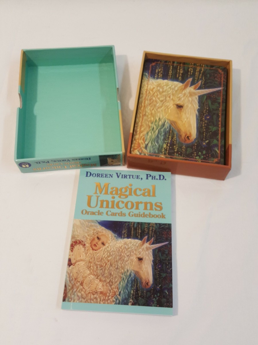 Magical Unicorn Oracle Cards by Doreen Virtue (2005, Cards,Flash