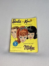 Vintage 1962 Barbie & Ken and Best Friend Midge Doll Fashion Book Catalog