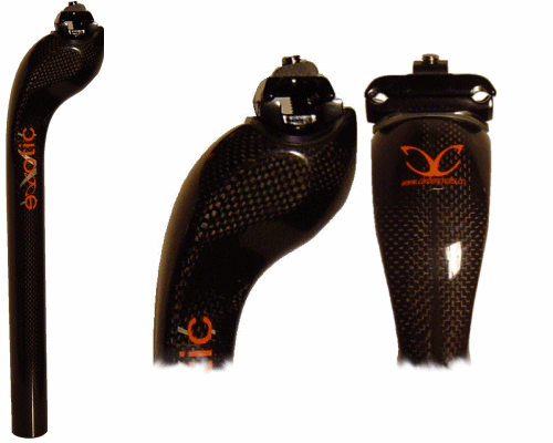 CarbonCycles eXotic Cobra XC,Road Full Carbon Monocoque Seatpost 31.6 mm 250 mm - Picture 1 of 7