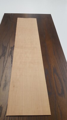 Birnenfurnier - leicht figürlich - NATURHOLZ Platte - 710 mm x 165 mm