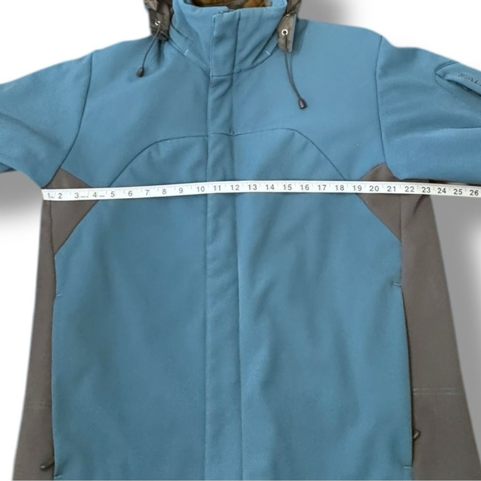 Salomon 2 in 1 Ski Clima Pro Giacca Blu Grigio Giacca Rimovibile Outdoor Uomo L