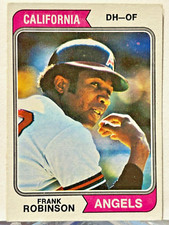 1974 Topps [Base], Frank Robinson, California Angels, #55 [NrMt]