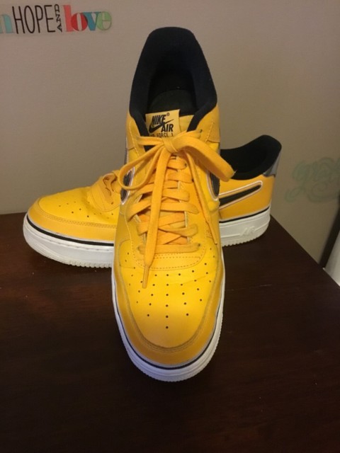 Size 13 - Nike Air Force 1 Low x NBA Lakers 2018 for sale online | eBay