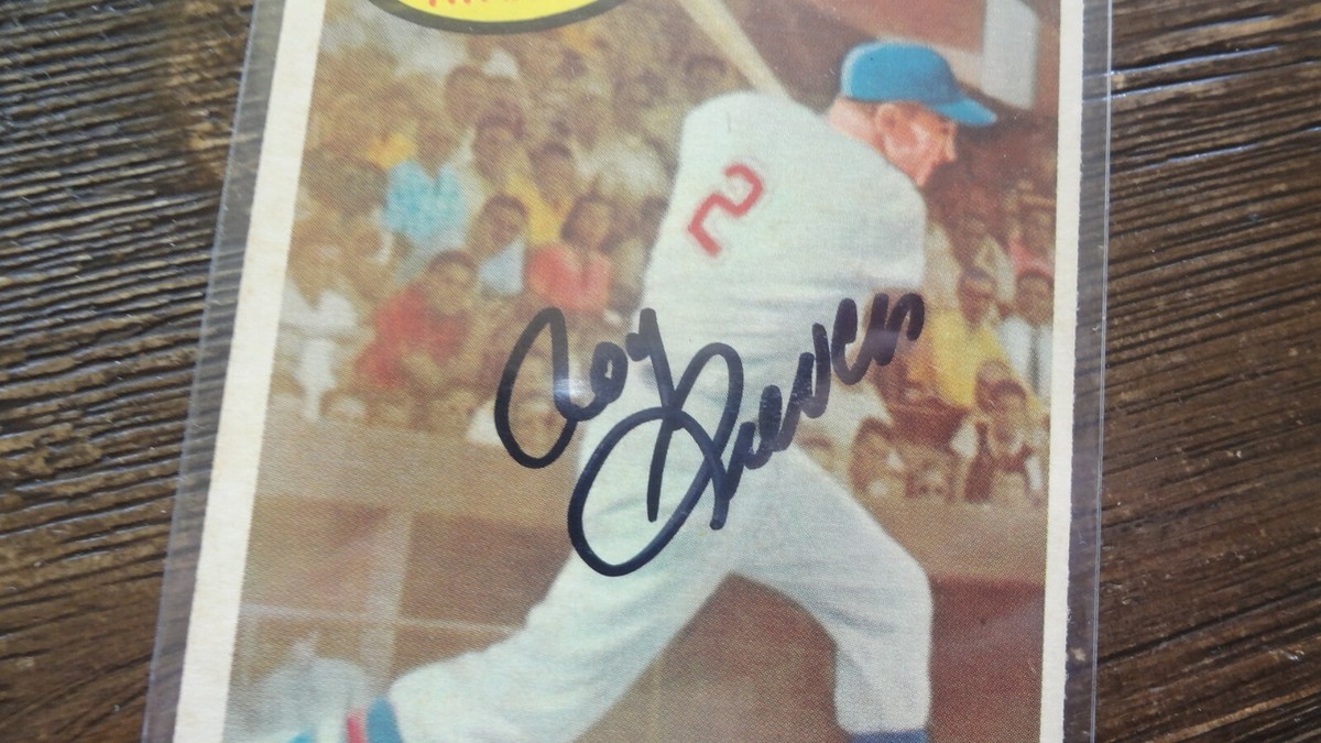 1959 TOPPS #465 ROY SIEVERS AUTOGRAPHED BASEBALL CARD | eBay