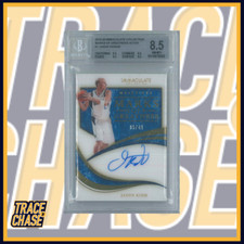 2019-20 Panini Immaculate BK Jason Kidd Marks of Greatness Auto 06/49 BGS 8.5