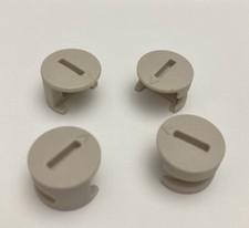 Ikea Part  120076 Plastic cam lock nuts, tan 4 pack - NEW