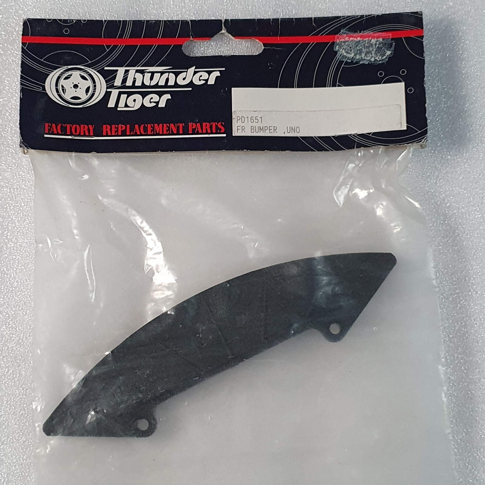 Thunder Tiger PD1651 Front Bumper, Uno, NOS - Vintage RC spare Parts