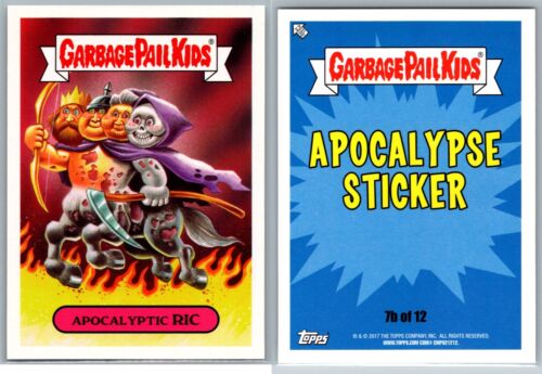 2017 Topps Garbage Pail Kids GPK Series 1 Adam Geddon Card Apocalyptic Ric - Picture 1 of 1