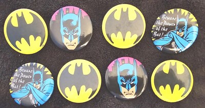1980s Lot Of 8 DC Comics Lapel Pins Buttons Batman | eBay
