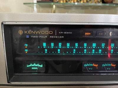Vintage Kenwood KR-8340 Two-four Stereo Receiver { Perfect Working