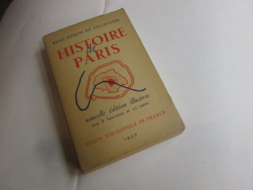  Histoire de Paris.  HERON de VILLEFOSSE René   - Imagen 1 de 2
