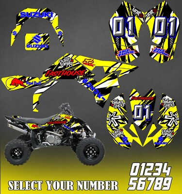 Suzuki LTR 450 ATV stickers en graphics kit 2006-2014 | Motocross vinyl stickers | Dirt Bike graphics | Motocross - België