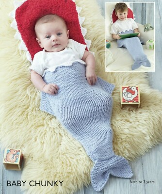 STRICKANLEITUNG Baby / Kinderschlafsack Geburt bis 7 Jahre Chunky
