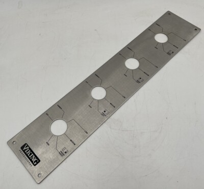 Fascia Valvola Gas Per Piano Cottura Viking - Ricambio Originale PE040057 (Usato)
